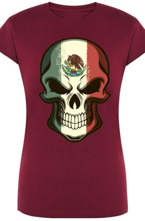 T-Shirt Damski Czaszka Meksyk Modny r.XL