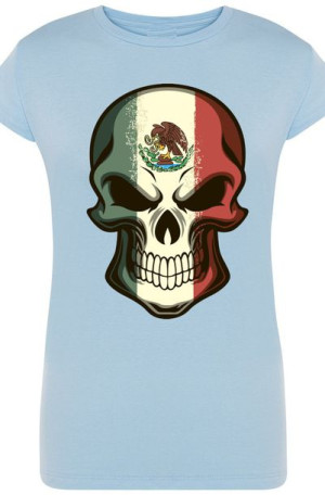 T-Shirt Damski Czaszka Meksyk Modny r.XXL