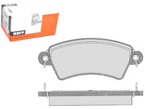 Klocki Hamulcowe Peugeot 206/306 Maff