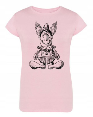 T-Shirt damski DUŻY nadruk KLAUN Rozm.M