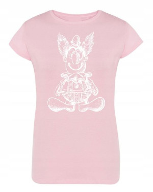 T-Shirt damski DUŻY nadruk KLAUN Rozm.S