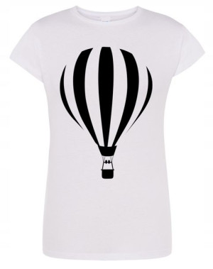 T-Shirt damski fajny nadruk BALON Rozm.L