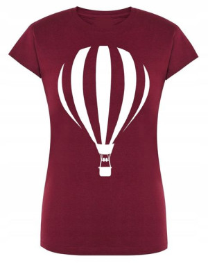T-Shirt damski fajny nadruk BALON Rozm.XL
