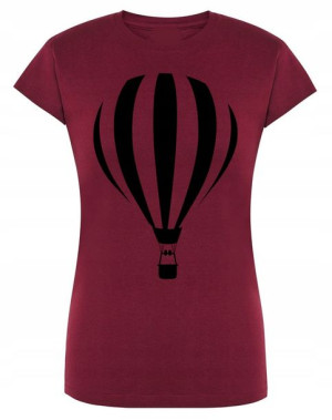 T-Shirt damski fajny nadruk BALON Rozm.XL