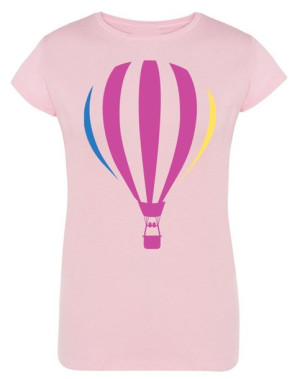 T-Shirt damski fajny nadruk BALON Rozm.XXL