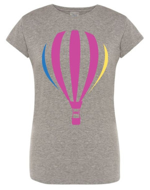 T-Shirt damski fajny nadruk BALON Rozm.XXL