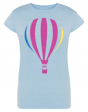 T-Shirt damski fajny nadruk BALON Rozm.XXL