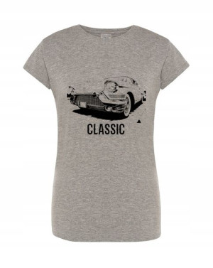 T-Shirt damski fajny nadruk Classic Klasyk r.M