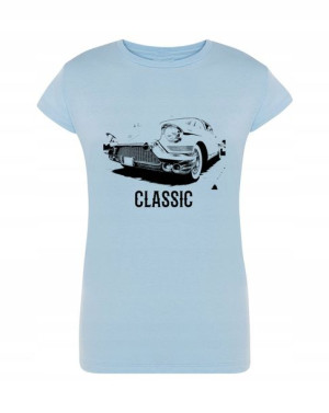 T-Shirt damski fajny nadruk Classic Klasyk r.XXL