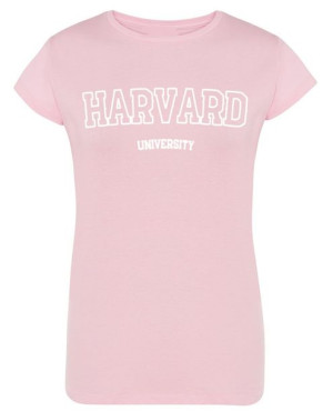 T-Shirt damski fajny nadruk HARVARD r.S