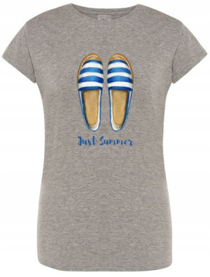 T-Shirt damski fajny nadruk Just Summer r.M