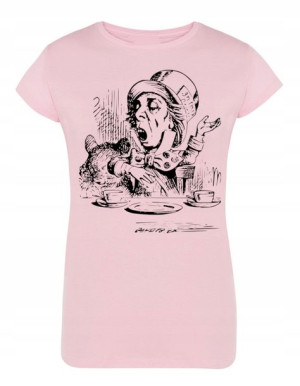 T-Shirt damski fajny nadruk KAPELUSZNIK r.XL