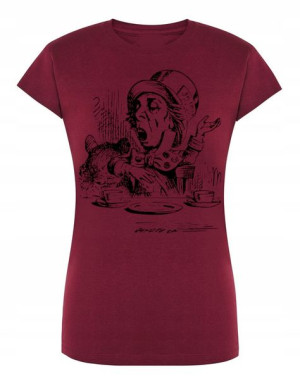 T-Shirt damski fajny nadruk KAPELUSZNIK r.XXL