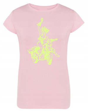 T-Shirt damski fajny nadruk Kobieta KOT r.L