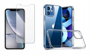 Ochronny Zestaw Premium Iphone Szkło + Etui