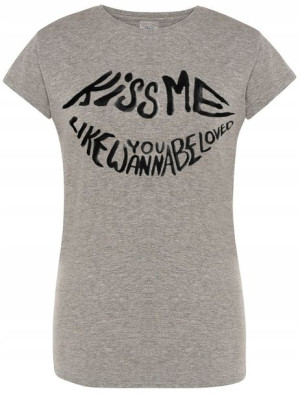 T-Shirt damski Kiss me love Rozm.XL