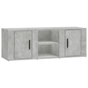 Szafka pod TV, szarość betonu, 100x31,5x35 cm