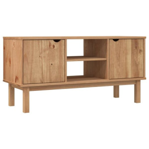 Szafka pod telewizor, 113,5x43x57 cm, lita sosna