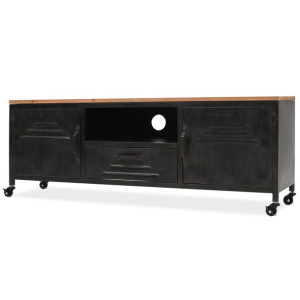 Szafka pod telewizor, 120 x 30 x 43 cm, czarna