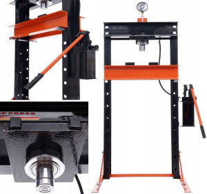 Prasa Hydrauliczna Warsztatowa 20t 2x Pompa Pryzmy