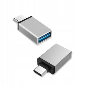 Adapter Otg Usb - Usb C 3.0 Przejściówka Szybka