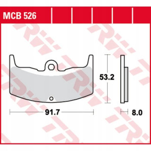 Klocki hamulcowe przód/tył HONDA CBX MVX VT VTR 25