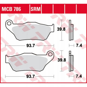 Klocki hamulcowe przód/tył YAMAHA YP 125/250 2005-