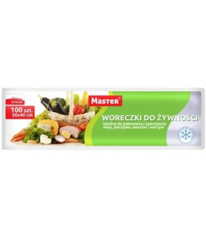 MASTER Woreczki do żywności LD 30x40 100szt S012