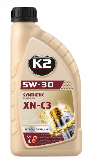 K2 5W30 XN-C3 1L olej syntetyczny DEXOS2 LONG LIFE