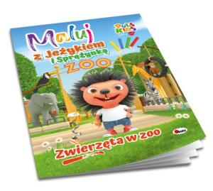 Maluj z Jeżykiem i sprężynką, zwierzęta w ZOO.