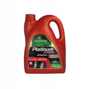 Olej ORLEN Platinum Classic Gas 15W40 4,5 Litra