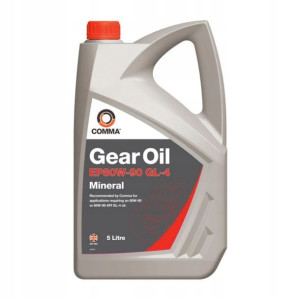 Olej przekładniowy mineralny COMMA EP 80W90 GL4 5L
