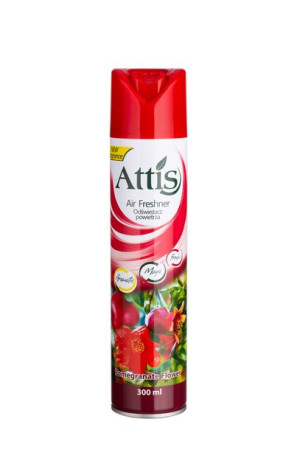 ATTIS odświeżacz powietrza w sprayu POMEGRANATE, 300 ml