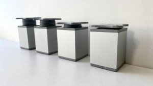 Nóżka Meblowa Noga Do Mebli H60 Regulowana Alu.x4