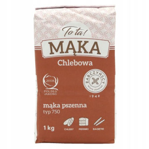 MĄKA PSZENNA typ 750 mąka chlebowa Tota 1kg