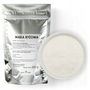 MĄKA RYŻOWA biała naturalna 500g