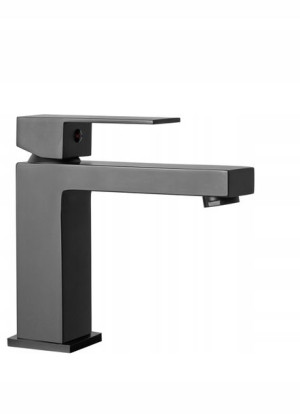 Bateria Umywalkowa Fenix Niska Black Mat - REA