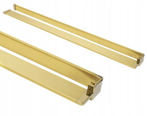 PÓŁKA WIESZAK na ręczniki EVO GOLD na ściankę REA
