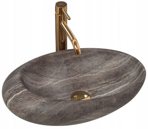 Umywalka Ceramiczna Imitacja Kamienia Roxy A Stone