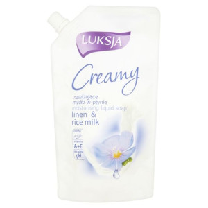 LUKSJA Mydło LINE & RICE 400ml zapas