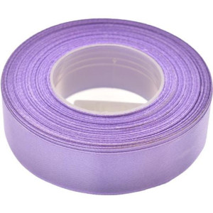 Wstążka Satynowa Tasiemka Atłasowa 25mm/32m Taśma Lila