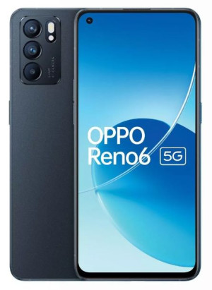 Oppo Reno6 5G 128GB 8GB RAM Dual Sim - Black