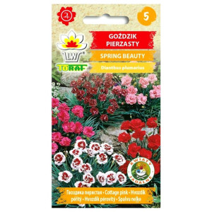 Goździk Pierzasty Spring Beauty mix kolorów - nasiona 0,5g - Toraf