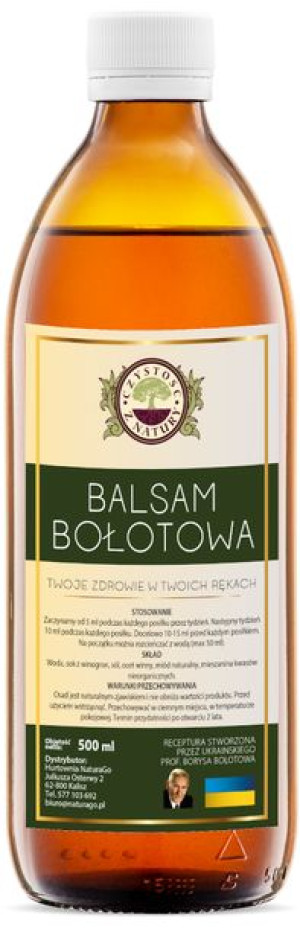 Balsam Bołotowa zakwas żołądkowy 500 ml Carska Wódka - suplement diety