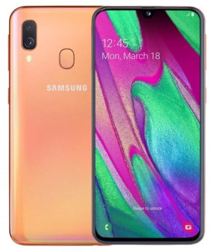 Samsung Galaxy A40 64GB A405 Dual Sim 4GB RAM - Coral