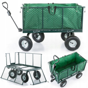 Taczka wózek ogrodowy transportowy przyczepka 250L