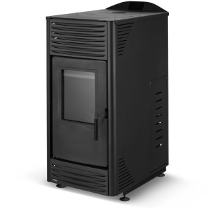 Piec kominek kocioł na pellet TOBY 15 kW CO czarny