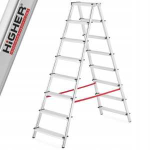 HIGHER drabina drabinka domowa dwustronna 2x8