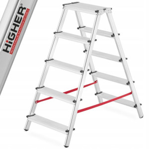 HIGHER drabina drabinka domowa dwustronna 2x5