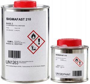 Farba OKRĘTOWA Sigma na ocynk dach -RAL 3009, 1L